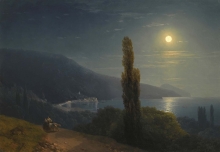 213/, иван константинович 04_02_014_crimean coast in moonlight 1859 56 by 80cm